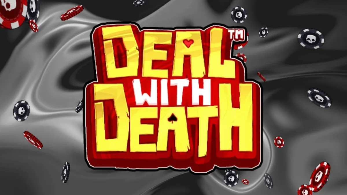 Deal With Death স্লট গেমের একটি দৃশ্য যেখানে কার্ড এবং জোকর সিম্বল দেখা যাচ্ছে